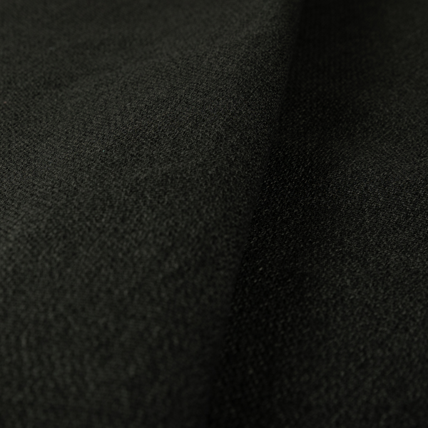 Trello Chenille Weave Material Black Colour Upholstery Fabric CTR-2176 - Made To Measure Curtains