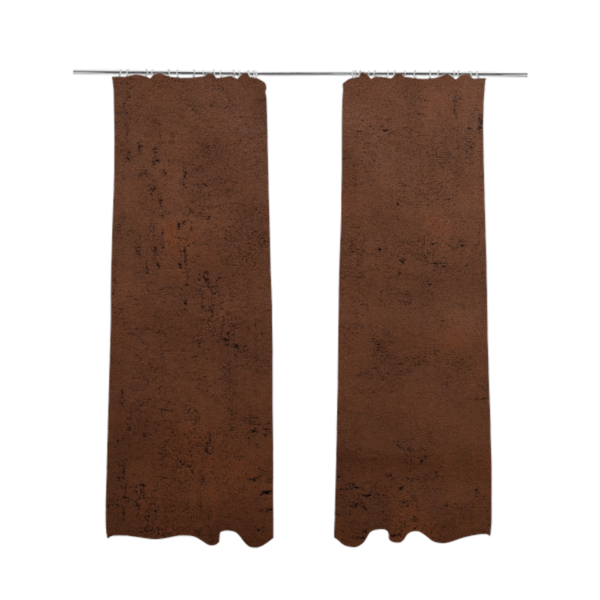 Souk Distressed Suede Brown Upholstery Fabric CTR-2180 - Made To Measure Curtains