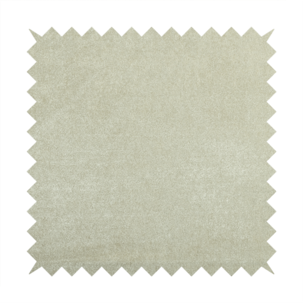 Bazaar Soft Shimmer Plain Chenille White Upholstery Fabric CTR-2185