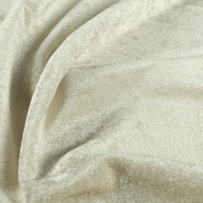 Bazaar Soft Shimmer Plain Chenille White Upholstery Fabric CTR-2185 - Handmade Cushions