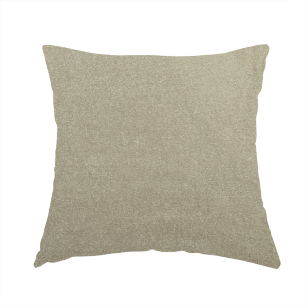 Bazaar Soft Shimmer Plain Chenille Beige Upholstery Fabric CTR-2186 - Handmade Cushions