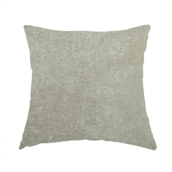 Bazaar Soft Shimmer Plain Chenille Cream Upholstery Fabric CTR-2187 - Handmade Cushions