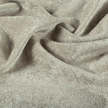 Bazaar Soft Shimmer Plain Chenille Cream Upholstery Fabric CTR-2187 - Roman Blinds