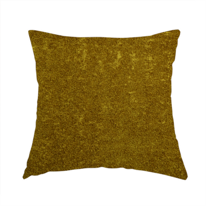 Bazaar Soft Shimmer Plain Chenille Yellow Upholstery Fabric CTR-2191 - Handmade Cushions