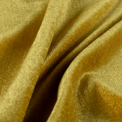 Bazaar Soft Shimmer Plain Chenille Yellow Upholstery Fabric CTR-2192