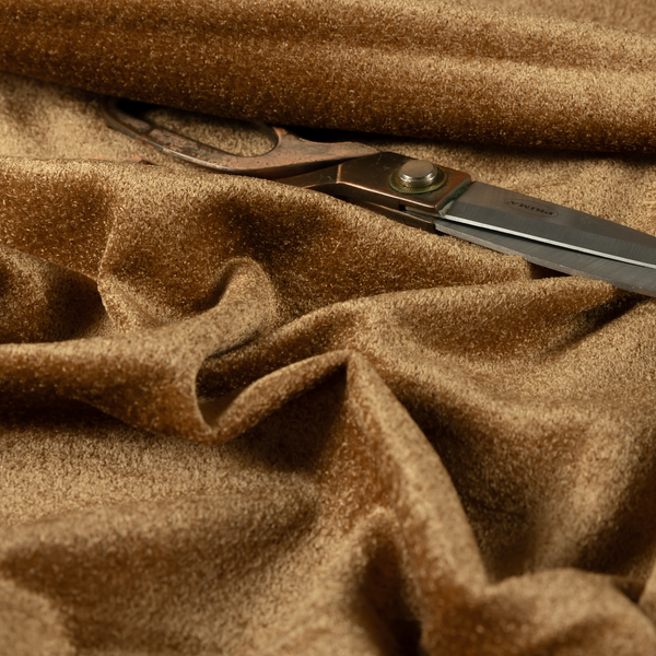 Bazaar Soft Shimmer Plain Chenille Golden Yellow Upholstery Fabric CTR-2193