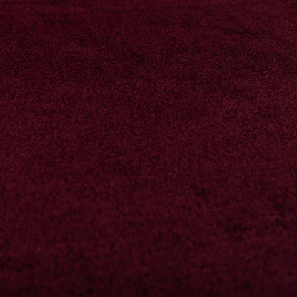 Bazaar Soft Shimmer Plain Chenille Burgundy Upholstery Fabric CTR-2197