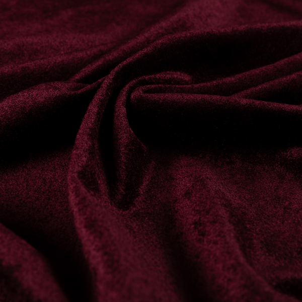 Bazaar Soft Shimmer Plain Chenille Burgundy Upholstery Fabric CTR-2197 - Handmade Cushions