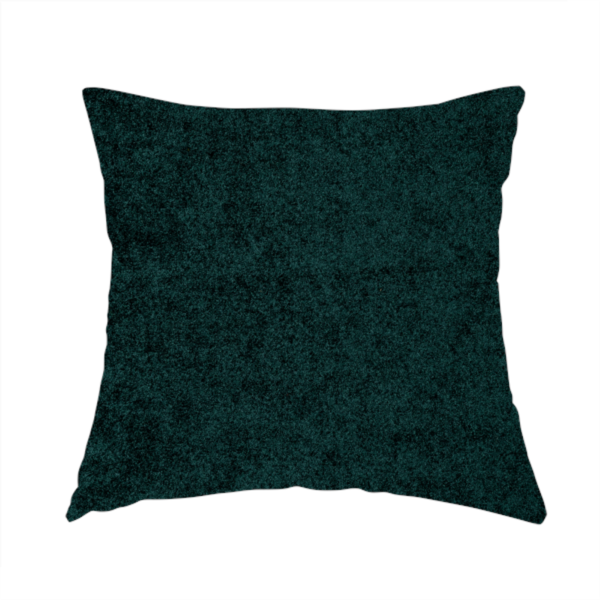 Bazaar Soft Shimmer Plain Chenille Teal Upholstery Fabric CTR-2199 - Handmade Cushions