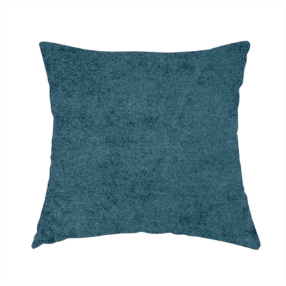 Bazaar Soft Shimmer Plain Chenille Blue Upholstery Fabric CTR-2200 - Handmade Cushions