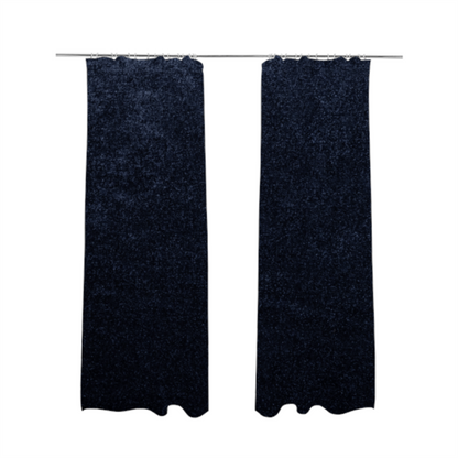 Bazaar Soft Shimmer Plain Chenille Blue Upholstery Fabric CTR-2201 - Made To Measure Curtains