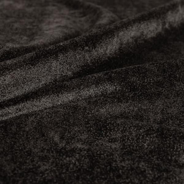 Bazaar Soft Shimmer Plain Chenille Grey Upholstery Fabric CTR-2204 - Roman Blinds