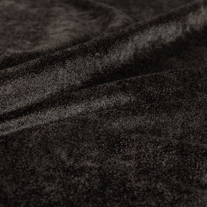 Bazaar Soft Shimmer Plain Chenille Grey Upholstery Fabric CTR-2204