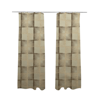 Casa Textured Uniformed Block Shine Pattern Gold Furnishing Fabric CTR-2209 - Made To Measure Curtains