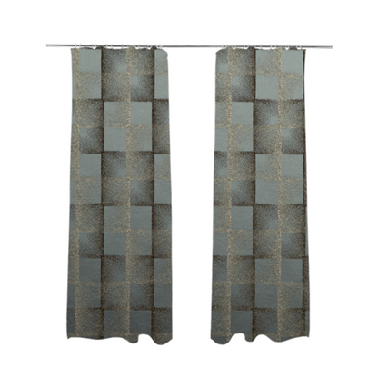 Casa Textured Uniformed Block Shine Pattern Grey Furnishing Fabric CTR-2215 - Made To Measure Curtains