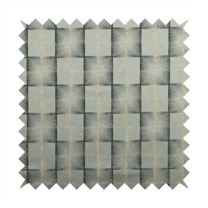 Casa Textured Uniformed Block Shine Pattern Silver Furnishing Fabric CTR-2218 - Roman Blinds