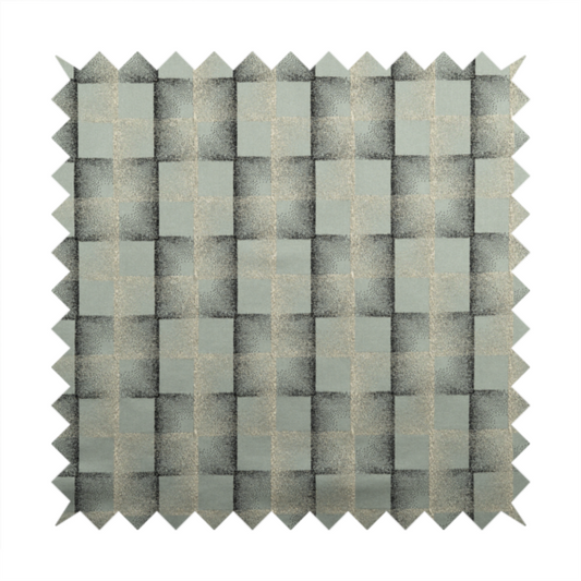 Casa Textured Uniformed Block Shine Pattern Silver Furnishing Fabric CTR-2218