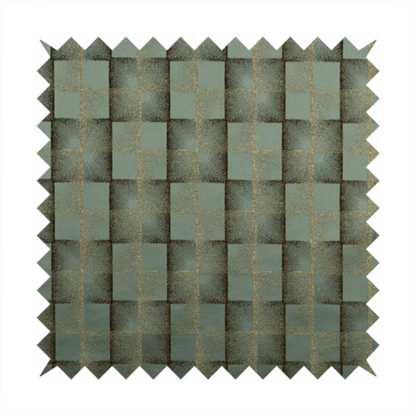 Casa Textured Uniformed Block Shine Pattern Teal Furnishing Fabric CTR-2221 - Roman Blinds