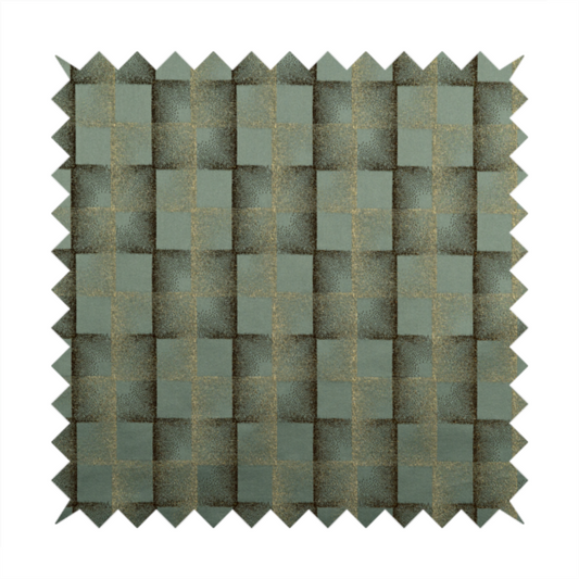 Casa Textured Uniformed Block Shine Pattern Teal Furnishing Fabric CTR-2221