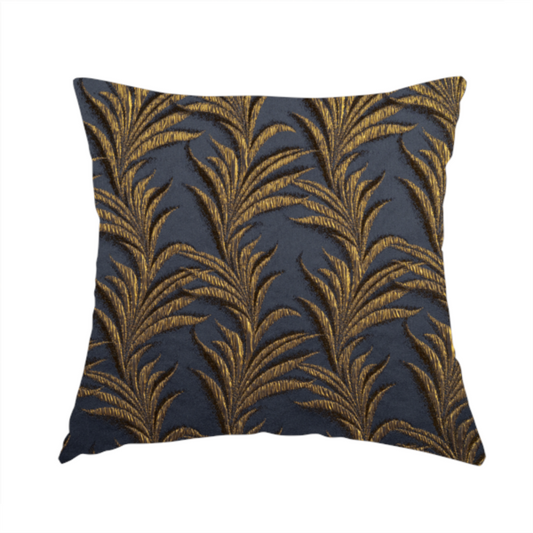 Casa Textured Leaf Pattern Purple Furnishing Fabric CTR-2226 - Handmade Cushions