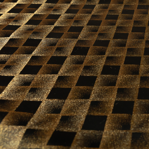 Casa Textured Uniformed Block Shine Pattern Black Furnishing Fabric CTR-2227 - Roman Blinds