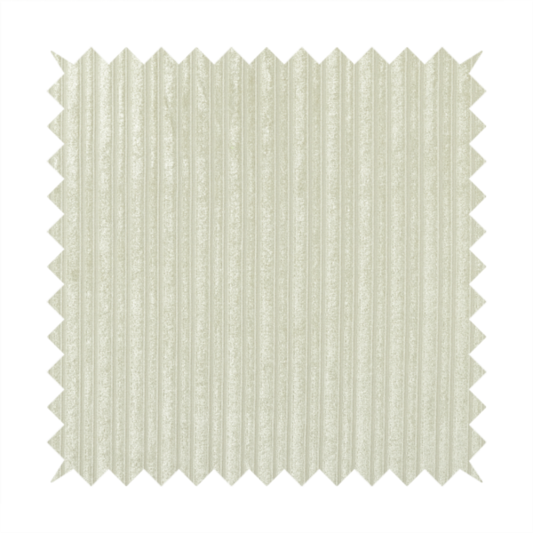 Knightsbridge Velvet Stripe Pattern Beige Upholstery Fabric CTR-2232 - Roman Blinds
