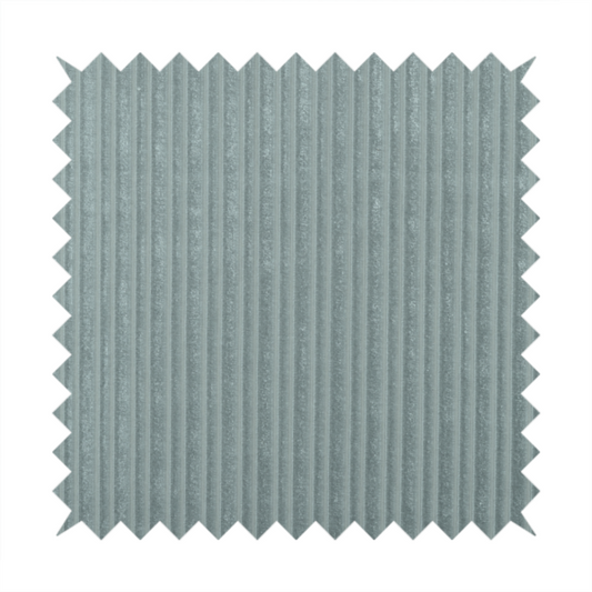 Knightsbridge Velvet Stripe Pattern Silver Upholstery Fabric CTR-2236