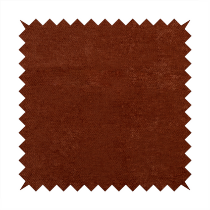 Tessuto Soft Chenille Plain Water Repellent Terracotta Red Upholstery Fabric CTR-2243