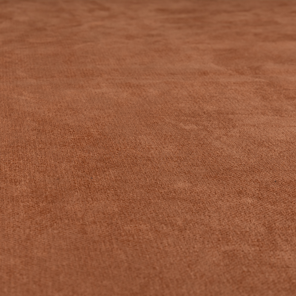 Tessuto Soft Chenille Plain Water Repellent Orange Upholstery Fabric CTR-2244 - Roman Blinds
