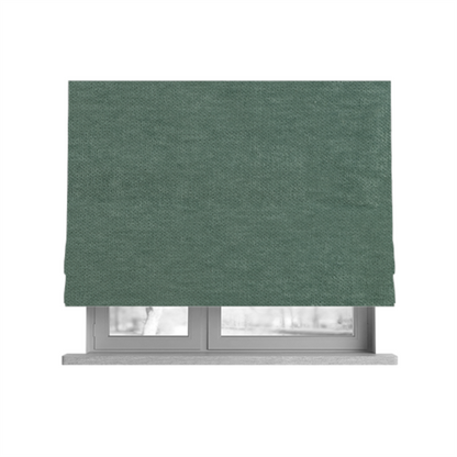 Tessuto Soft Chenille Plain Water Repellent Mint Green Upholstery Fabric CTR-2247 - Roman Blinds