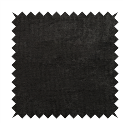 Tessuto Soft Chenille Plain Water Repellent Black Upholstery Fabric CTR-2249 - Made To Measure Curtains