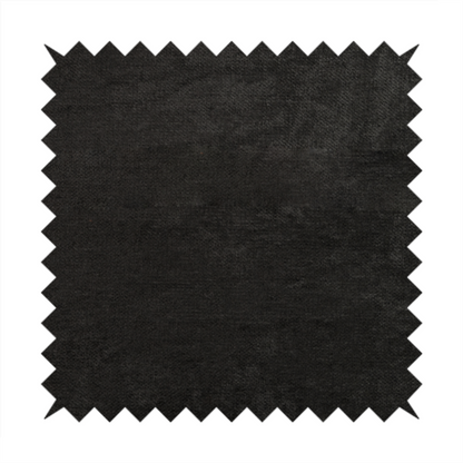 Tessuto Soft Chenille Plain Water Repellent Black Upholstery Fabric CTR-2249 - Handmade Cushions