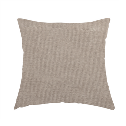 Tessuto Soft Chenille Plain Water Repellent Cream Upholstery Fabric CTR-2253 - Handmade Cushions