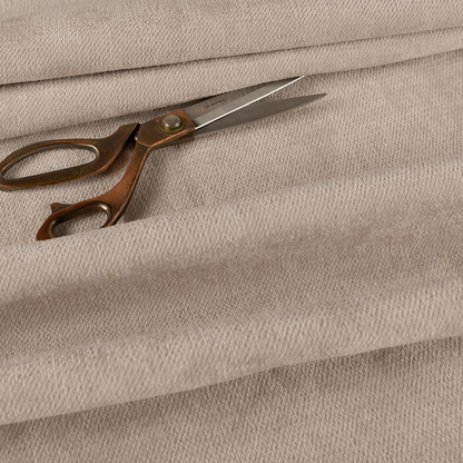 Tessuto Soft Chenille Plain Water Repellent Cream Upholstery Fabric CTR-2253 - Roman Blinds