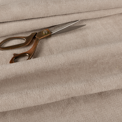 Tessuto Soft Chenille Plain Water Repellent Cream Upholstery Fabric CTR-2253 - Made To Measure Curtains