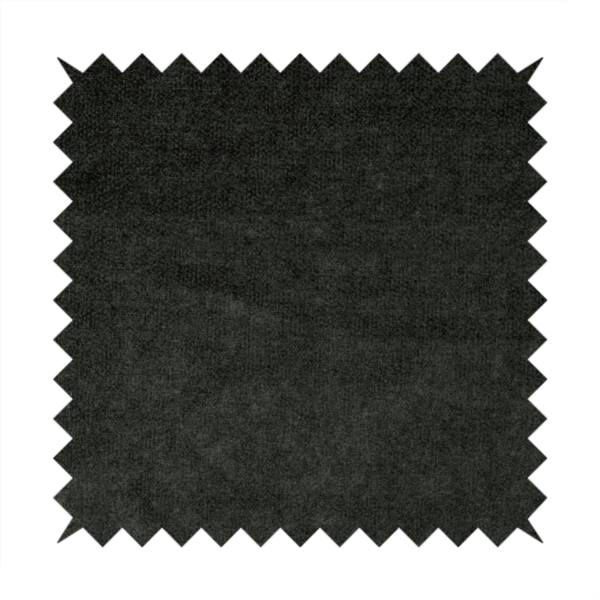Kensington Velvet Semi Plain Grey Upholstery Fabric CTR-2257 - Roman Blinds