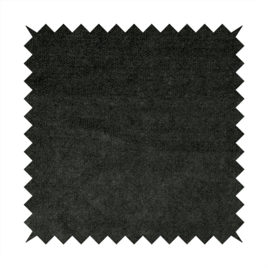 Kensington Velvet Semi Plain Grey Upholstery Fabric CTR-2257