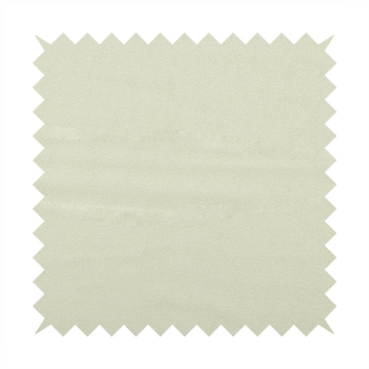 Kensington Velvet Semi Plain White Upholstery Fabric CTR-2261