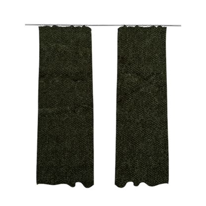 Kensington Velvet Semi Plain Green Upholstery Fabric CTR-2262 - Made To Measure Curtains