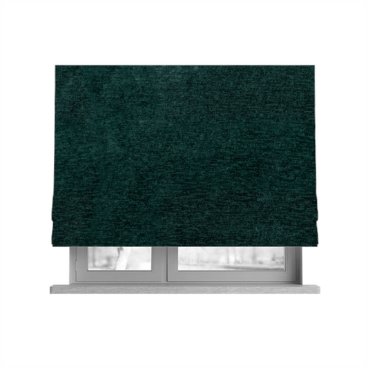 Brompton Velvet Plain Teal Upholstery Fabric CTR-2266 - Roman Blinds