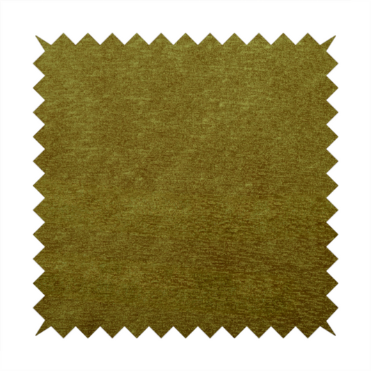Brompton Velvet Plain Yellow Upholstery Fabric CTR-2271
