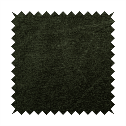Brompton Velvet Plain Green Upholstery Fabric CTR-2274