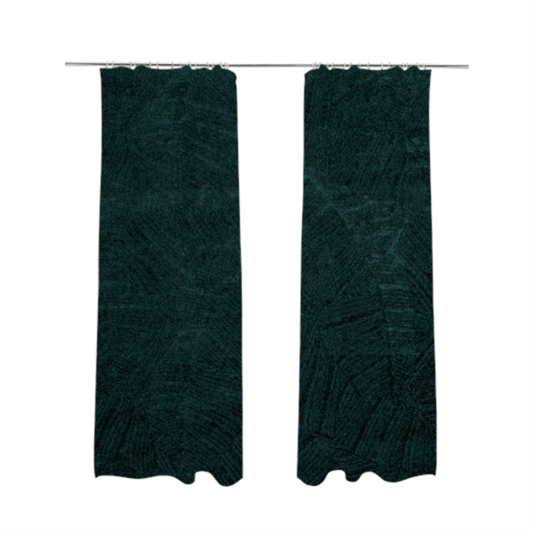 Westminster Velvet Leaf Inspired Teal Upholstery Fabric CTR-2278 - Made To Measure Curtains