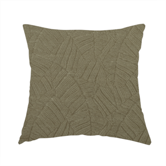 Westminster Velvet Leaf Inspired Mink Brown Upholstery Fabric CTR-2282 - Handmade Cushions