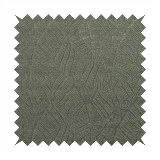 Westminster Velvet Leaf Inspired Silver Upholstery Fabric CTR-2284