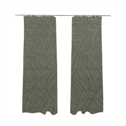 Westminster Velvet Leaf Inspired Silver Upholstery Fabric CTR-2284 - Made To Measure Curtains