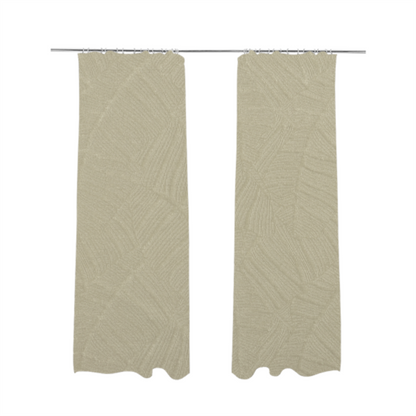 Westminster Velvet Leaf Inspired White Upholstery Fabric CTR-2285 - Made To Measure Curtains