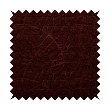 Westminster Velvet Leaf Inspired Burgundy Red Upholstery Fabric CTR-2289 - Roman Blinds