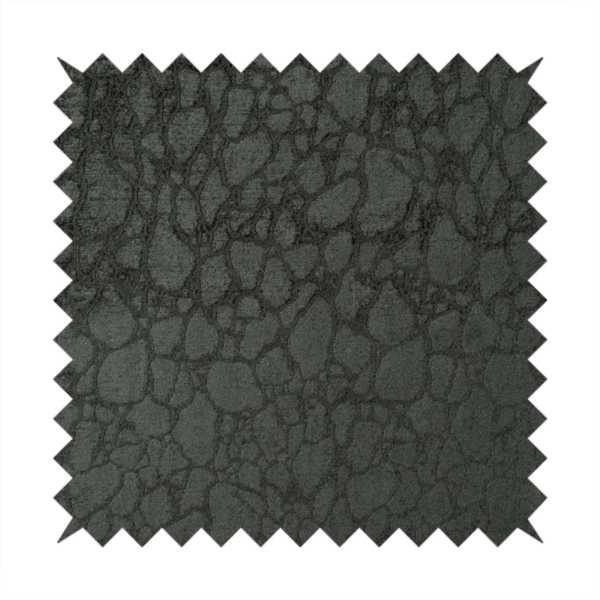 Hammersmith Velvet Pattern Grey Upholstery Fabric CTR-2293 - Roman Blinds