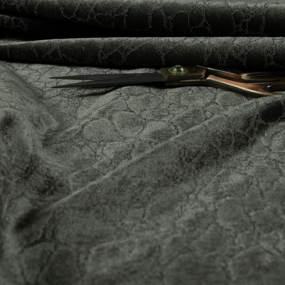 Hammersmith Velvet Pattern Grey Upholstery Fabric CTR-2293